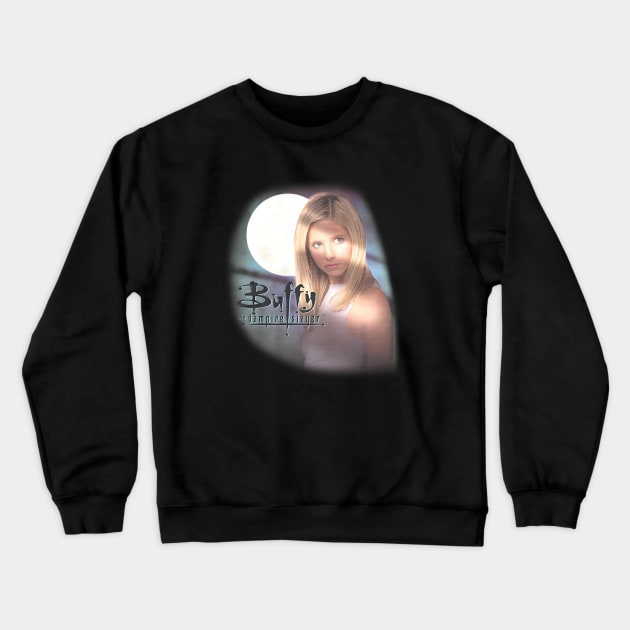 Buffy The Vampire Slayer Full Moon Key Art Crewneck Sweatshirt by Mendozab Angelob